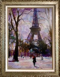 Michael Flohr Michael Flohr Winter in Paris (SN) (Framed)
