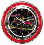 Michael Godard  Michael Godard  Nasbar 500- Neon Clock (Small) 