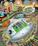 Fazzino Art Fazzino Art Super Bowl XLV: Dallas (DX)