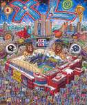 Fazzino Art Fazzino Art NFL: Super Bowl XL: Detroit (DX)