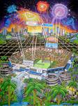 Fazzino Art Fazzino Art Super Bowl XLI: Miami (DX)