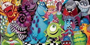 Monsters Inc Art Walt Disney Animation Artwork The Scariest Little Monster (Deluxe)