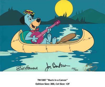 None Huck in a Canoe