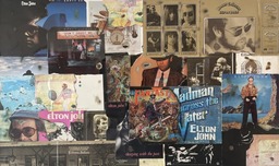 Bernie Taupin Bernie Taupin Album Covers (Original) (Framed)