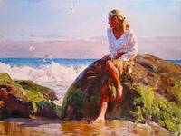 Artist Garmash portrait