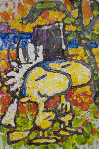 Artist Tom Everhart Peanuts portrait
