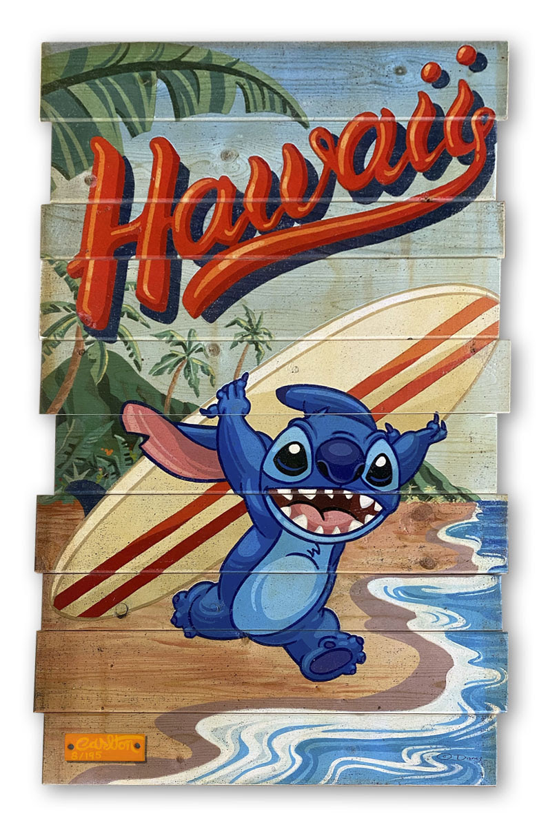 Lilo & Stitch Walt Disney Fine Art Michelle St. Laurent Limited Editio –  Charles Scott Gallery