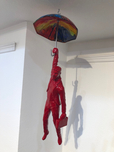 Ancizar Marin Ancizar Marin Umbrella with Businessman (Rainbow Umbrella, Red Figure)