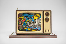 Charles Fazzino Artist Batman T.V. Sculpture (Original)