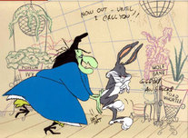 Bugs Bunny Art Bugs Bunny Art Bewitched Bunny 1954 