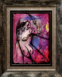 Bill Mack Artist Chagall's Spirit (Original) (Framed)