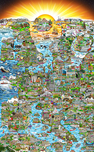 Charles Fazzino Charles Fazzino Exploring Our World... The Wonders of Europe (AP)
