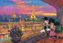 Mickey Mouse Art Mickey Mouse Art A Paris Sunset