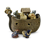 De Rosa De Rosa Brown Little Ark Set (10 Mini Animals)