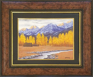 Alexei Butirskiy Alexei Butirskiy Aspen Creek (Original) - Framed