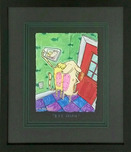 Matt Rinard Whimsical Art BFF Selfie - Original (Framed)