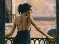 Fabian Perez Fabian Perez Balcony At Buenos Aires VI