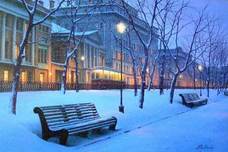 Alexei Butirskiy Alexei Butirskiy Boulevard at Midnight