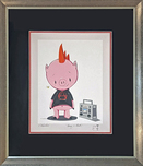 Fabio Napoleoni Fabio Napoleoni Being a Punk (OE) (Mini Print) (Framed)