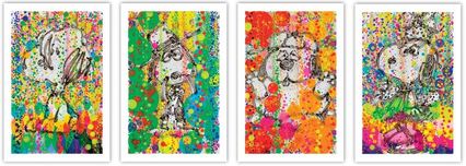 Tom Everhart Tom Everhart Bubble Bath Suite of 4