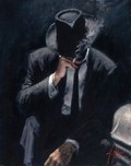 Fabian Perez Fabian Perez Buenos Aires Night (Smoking Under the Light)