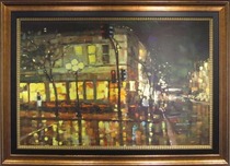 Michael Flohr Michael Flohr City Reflection (AP) (Framed)