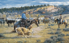 Tim Cox Western Art Cowboy Cut (SN)