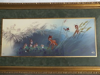 Bambi Film Art Walt Disney Animation Artwork Good Morning Young Prince (Framed)