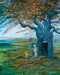 Winnie The Pooh art Winnie The Pooh art Fall (30 x 24)