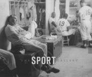 Sports Memorabilia Sports Memorabilia Dodger Clubhouse, 1956  