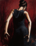 Fabian Perez Fabian Perez El Baile Del Flamenco Rojo II