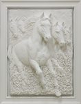 Bill Mack Bill Mack Freedom Horses (Bonded Sand) (Framed)