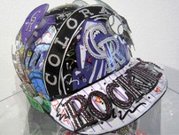 Charles Fazzino Charles Fazzino MLB Colorado Rockies Baseball (Helmet)