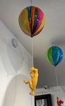 Ancizar Marin Ancizar Marin Balloon with Dog (Rainbow Swirl and Yellow)