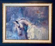 Henry Asencio Henry Asencio Monet's Sunset (Original) (Framed)