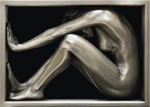 Bill Mack Bill Mack Liberated Enigma (Bonded Stainless Steel) (Framed)