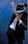 Fabian Perez Fabian Perez Man in Black Suit