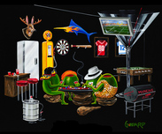 Sports Memorabilia Sports Memorabilia Man Cave (AP)