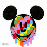 Mickey Mouse Art Mickey Mouse Art Mickey Pixel Drip