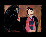 Mulan Art Walt Disney Animation Artwork Mulan and Kahn