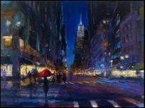 Michael Flohr Michael Flohr New York City Rain (SN) - (Framed)
