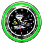 Michael Godard  Michael Godard  Olive Party II - Neon Clock (Large) 