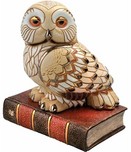 De Rosa De Rosa Owl on Book (Brown Book) (SN)