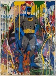 Batman Art Superhero Artwork Batman (Original) (Framed)