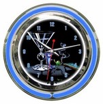 Michael Godard  Michael Godard  Pool Shark- Neon Clock (Small) 