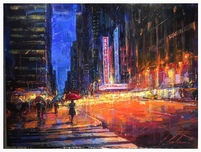 Michael Flohr Michael Flohr Radio City (Original) (Framed)