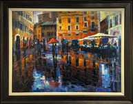Michael Flohr Michael Flohr Romance in the Rain (SN) (Framed)