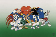 Gossamer Art Warner Brothers Animation Artwork Football Follies