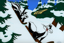 Pepe Le Pew Art Pepe Le Pew Art Le Jump D'Ski