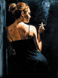 Fabian Perez Fabian Perez A Sensual Touch in the Dark